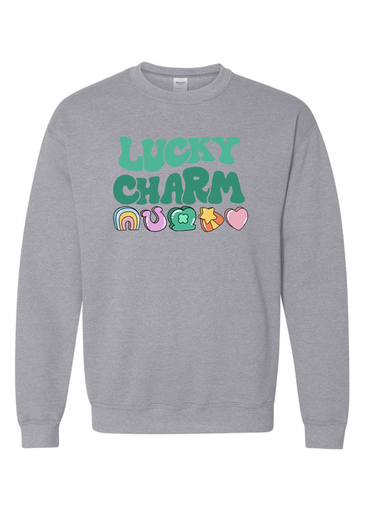 Lucky Charm | Pullover | Adult-Sister Shirts-Sister Shirts, Cute & Custom Tees for Mama & Littles in Trussville, Alabama.