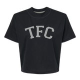 TFC Foil | Mom Crop Tee-Womens - Tops - Tees-Sister Shirts-Sister Shirts, Cute & Custom Tees for Mama & Littles in Trussville, Alabama.