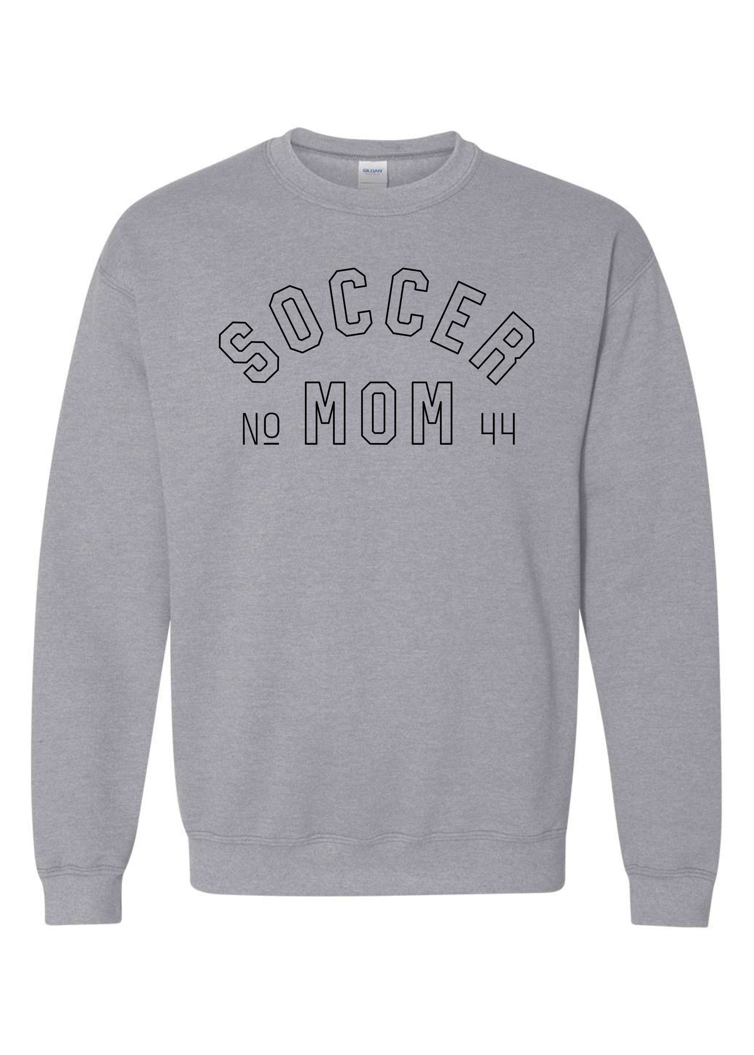 Customizable Sports Mom | Adult Crewneck-Women - Tops - Crewnecks-Sister Shirts-Sister Shirts, Cute & Custom Tees for Mama & Littles in Trussville, Alabama.