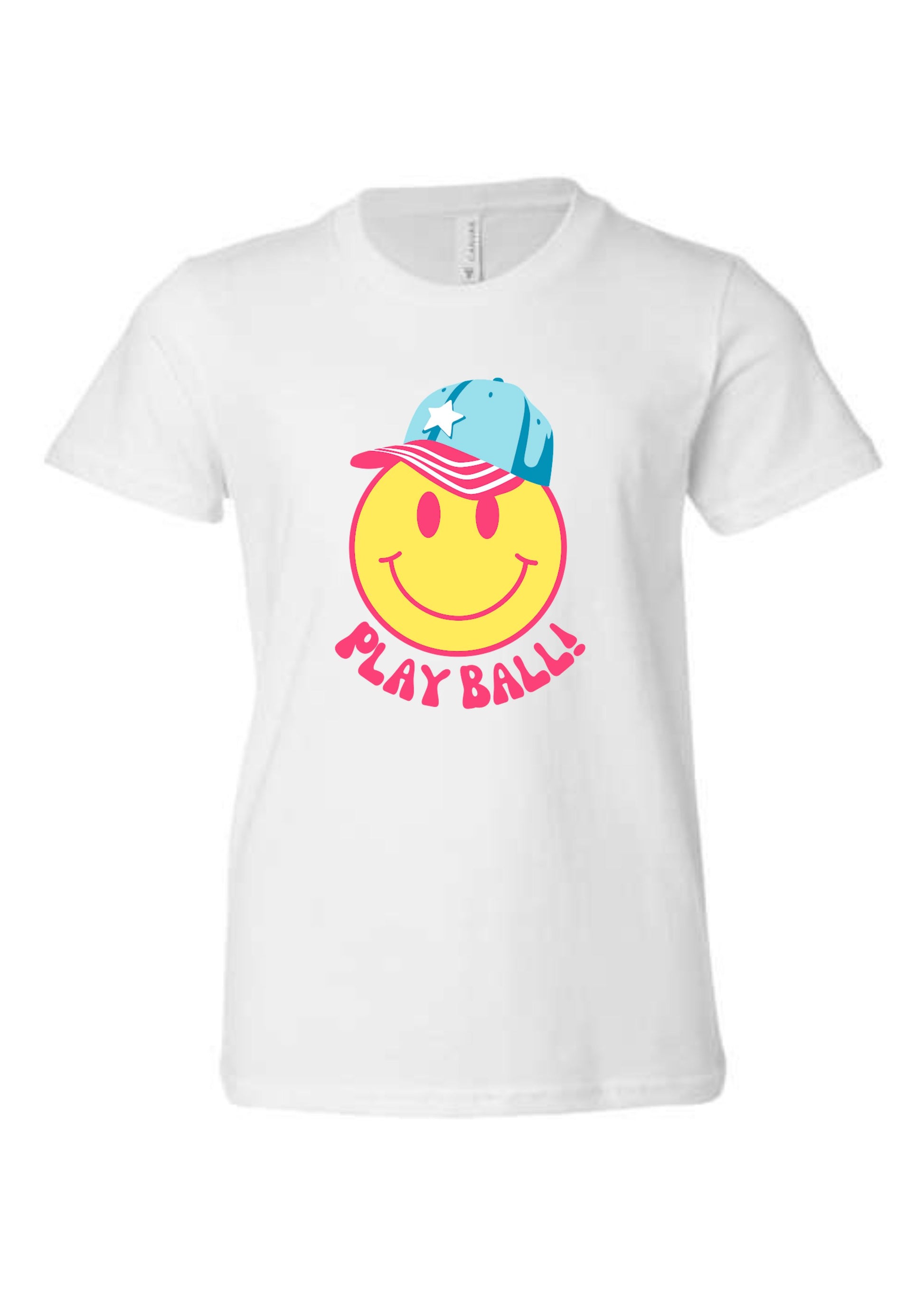 Play Ball Happy | Tee | Kids-Kids Tees-Sister Shirts-Sister Shirts, Cute & Custom Tees for Mama & Littles in Trussville, Alabama.