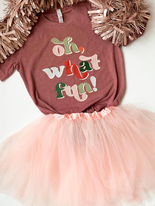 Oh What Fun | Adult Tee | RTS-Sister Shirts-Sister Shirts, Cute & Custom Tees for Mama & Littles in Trussville, Alabama.