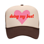 Doing My Best | Adult Trucker Hat-Women - Accessories - Hats-Sister Shirts-Sister Shirts, Cute & Custom Tees for Mama & Littles in Trussville, Alabama.