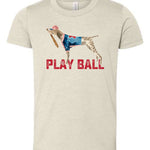 Play Ball Pup | Kids Tee-Youth - Tops - Tees-Sister Shirts-Sister Shirts, Cute & Custom Tees for Mama & Littles in Trussville, Alabama.
