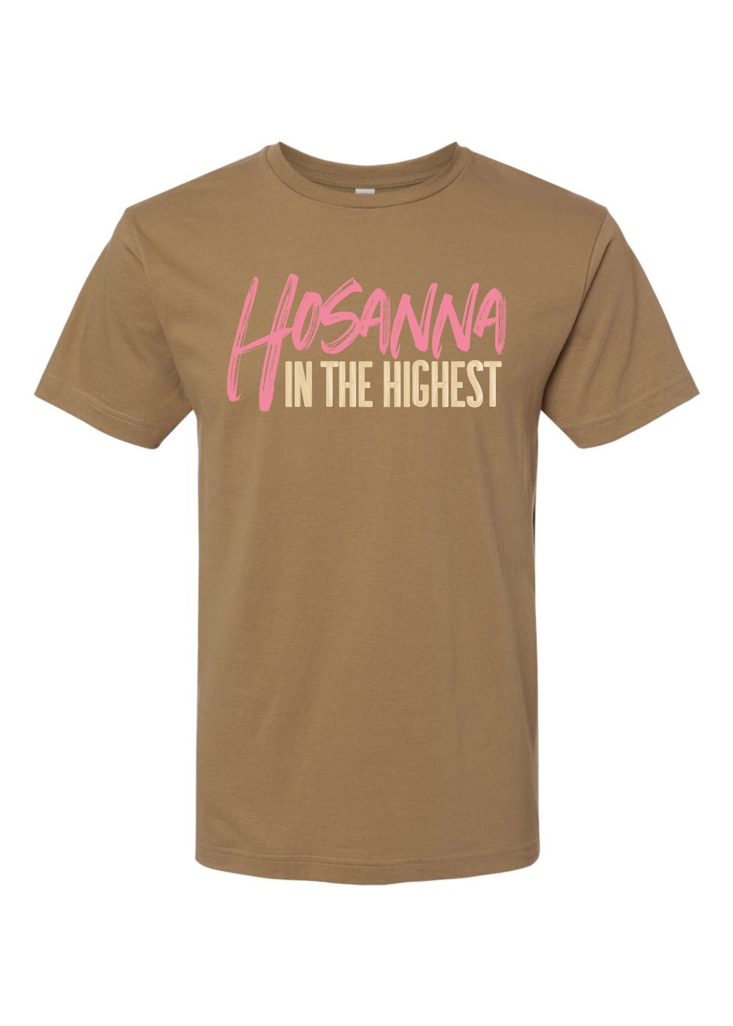 Hosanna in the Highest | Adult Tee | RTS-Adult Tee-Sister Shirts-Sister Shirts, Cute & Custom Tees for Mama & Littles in Trussville, Alabama.