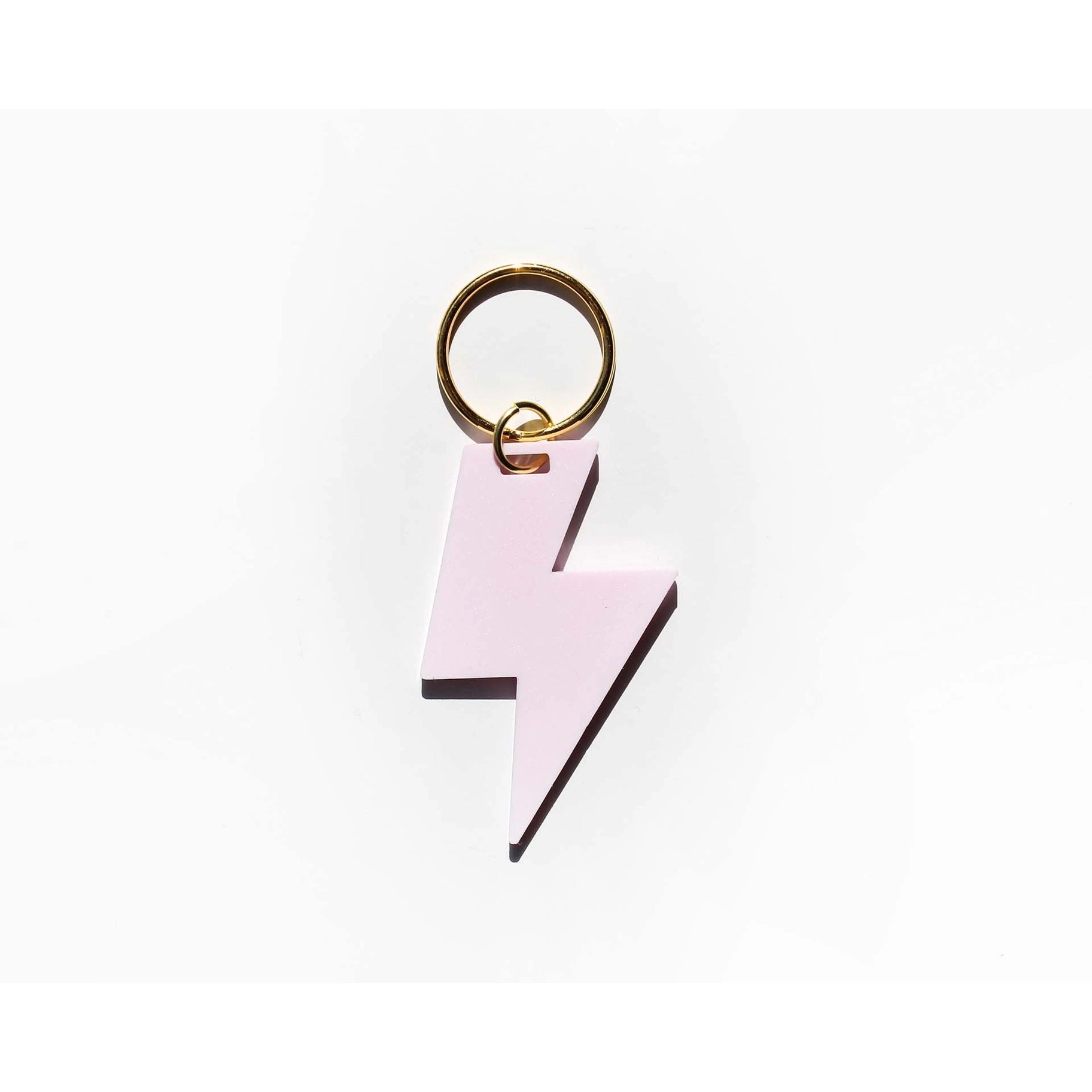 Bolt Pastel Acrylic Keychain-women - bag - keychains-Freshwater Design Co.-Sister Shirts, Cute & Custom Tees for Mama & Littles in Trussville, Alabama.