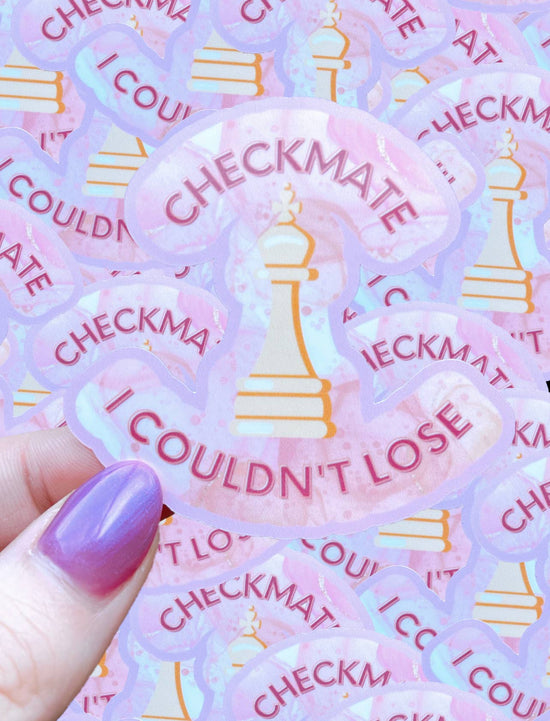Taylor Swift Inspired Waterproof Sticker | Checkmate-Sticker-Typo Lettering Co-Sister Shirts, Cute & Custom Tees for Mama & Littles in Trussville, Alabama.