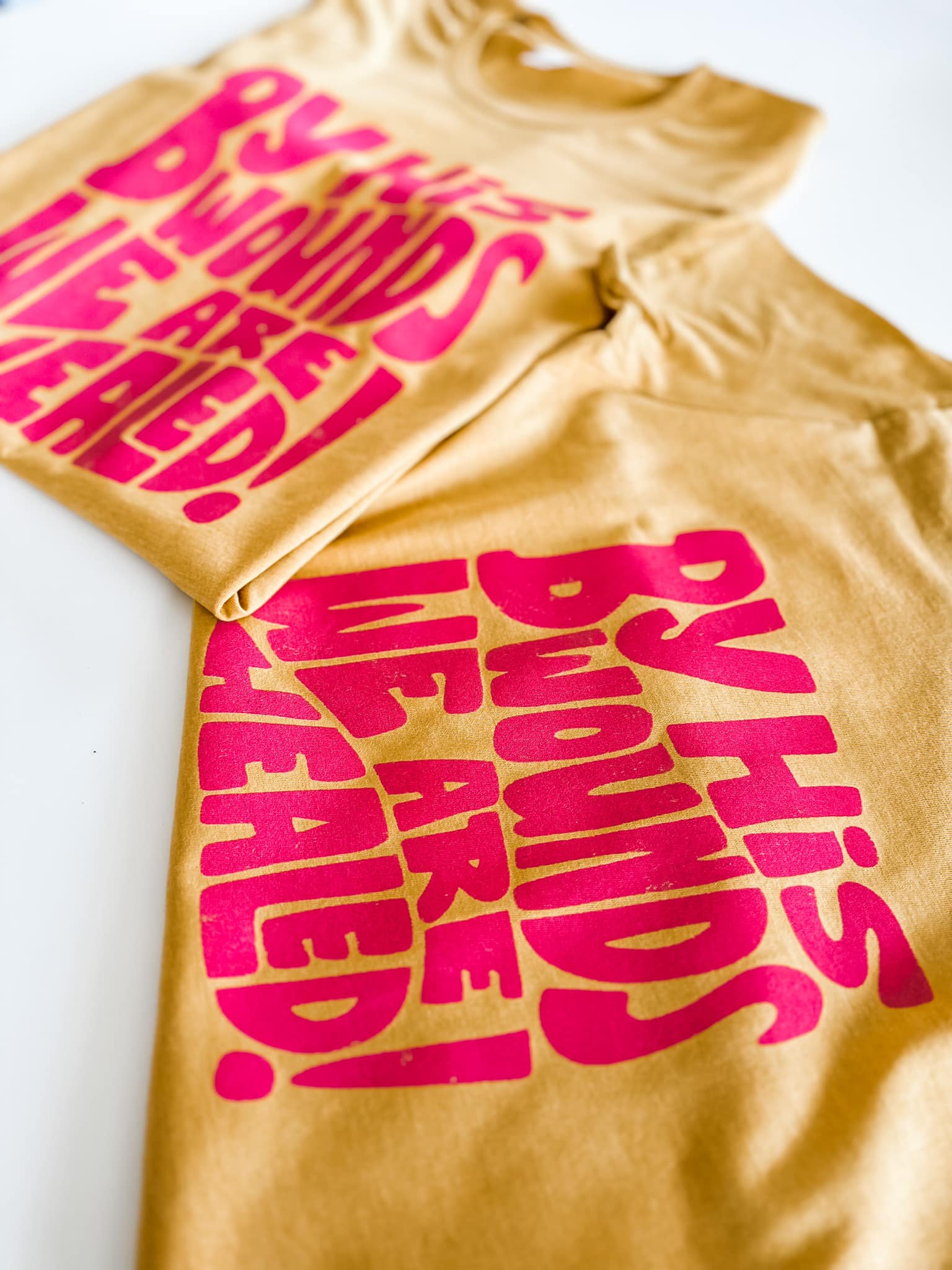 By His Wounds | Adult Tee-Womens - Tops - Tees-Sister Shirts-Sister Shirts, Cute & Custom Tees for Mama & Littles in Trussville, Alabama.