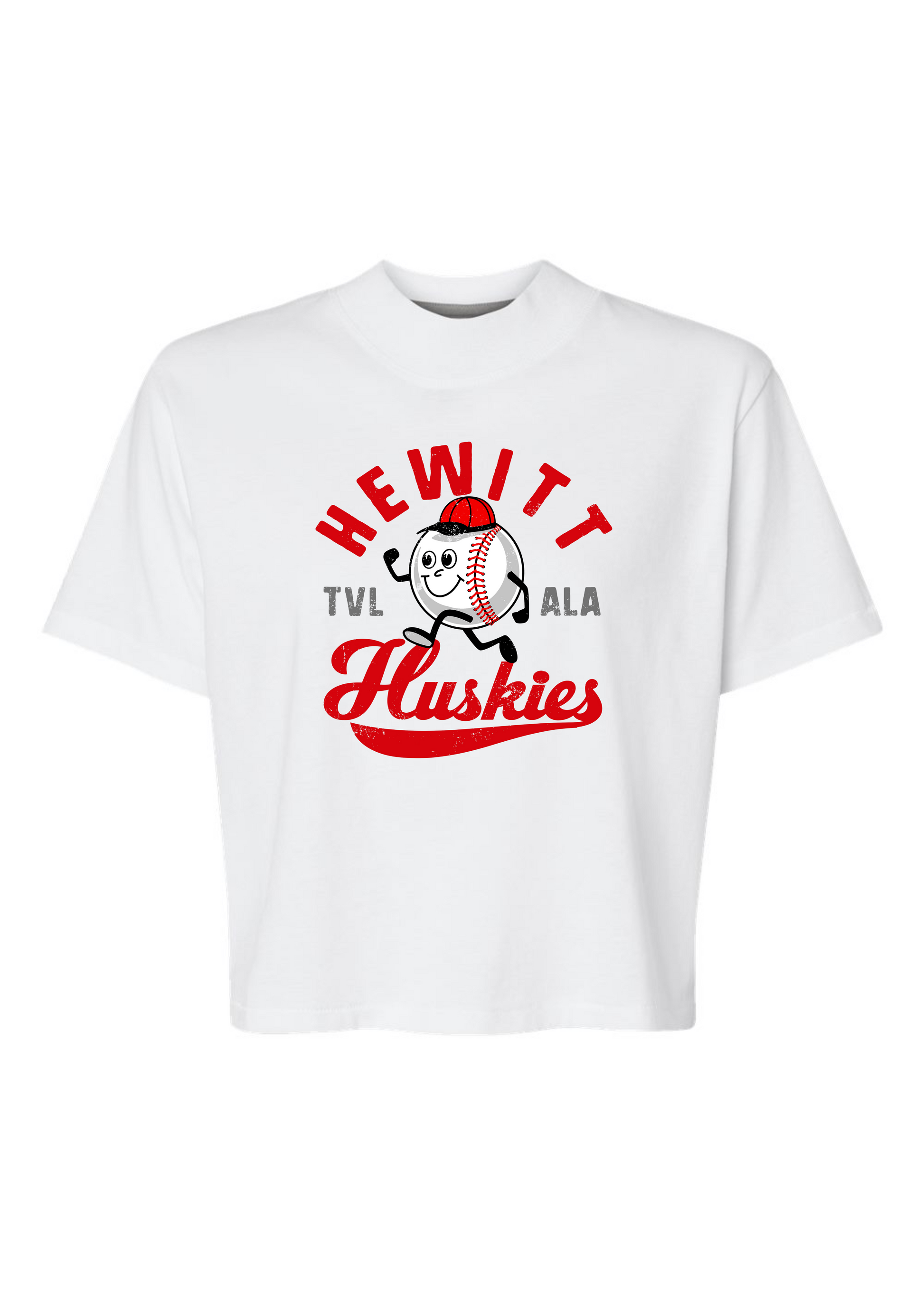 Customizable Baseball Man | Mom Crop Tee-Cropped Tees-Sister Shirts-Sister Shirts, Cute & Custom Tees for Mama & Littles in Trussville, Alabama.