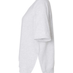Customizable Open Varsity | French Terry Side Slit Crewneck-Womens - Tops - Tees-Sister Shirts-Sister Shirts, Cute & Custom Tees for Mama & Littles in Trussville, Alabama.