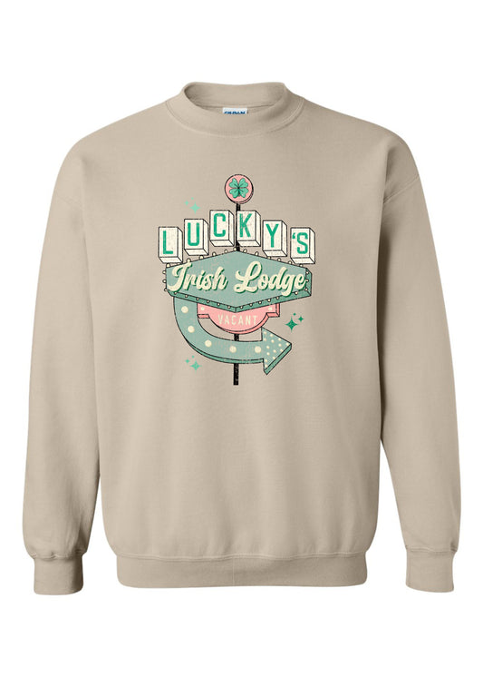 Lucky's Inn | Pullover | Adult-Sister Shirts-Sister Shirts, Cute & Custom Tees for Mama & Littles in Trussville, Alabama.