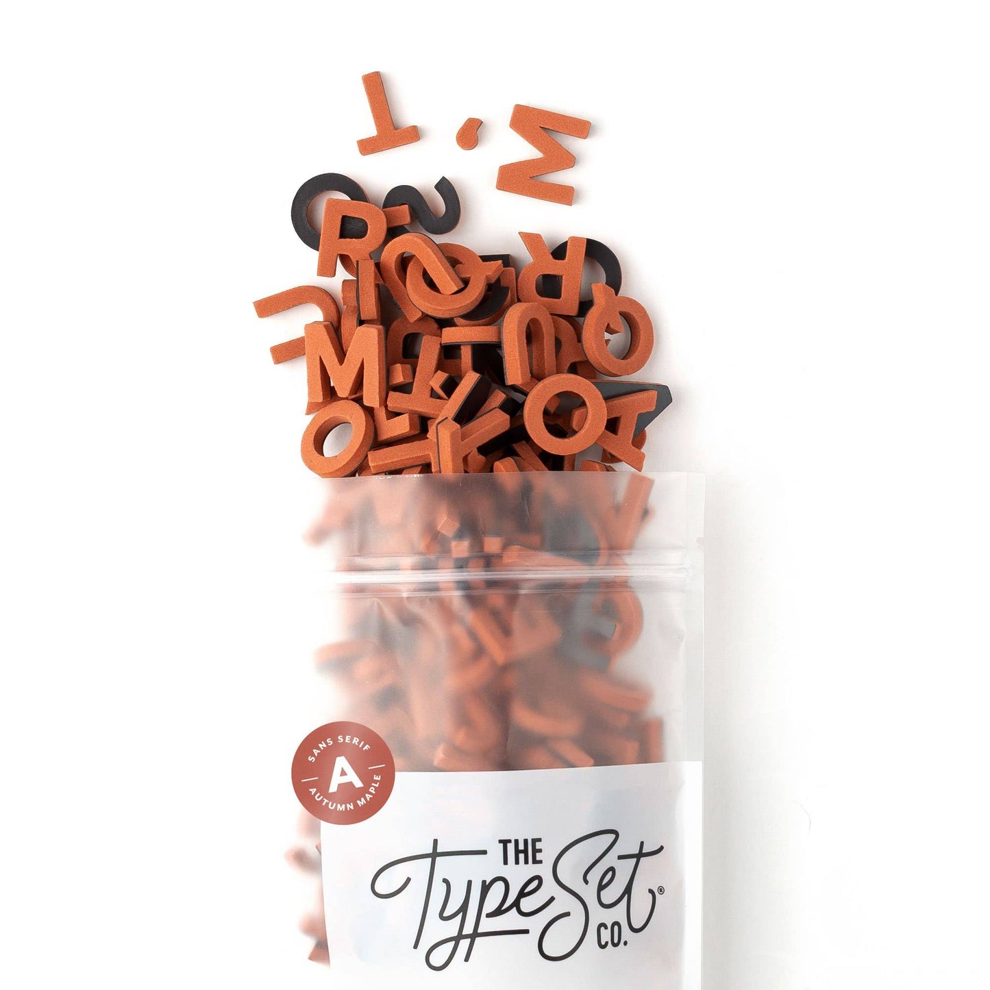 Soft Magnetic Letters | Rust-The Type Set Co.-Sister Shirts, Cute & Custom Tees for Mama & Littles in Trussville, Alabama.