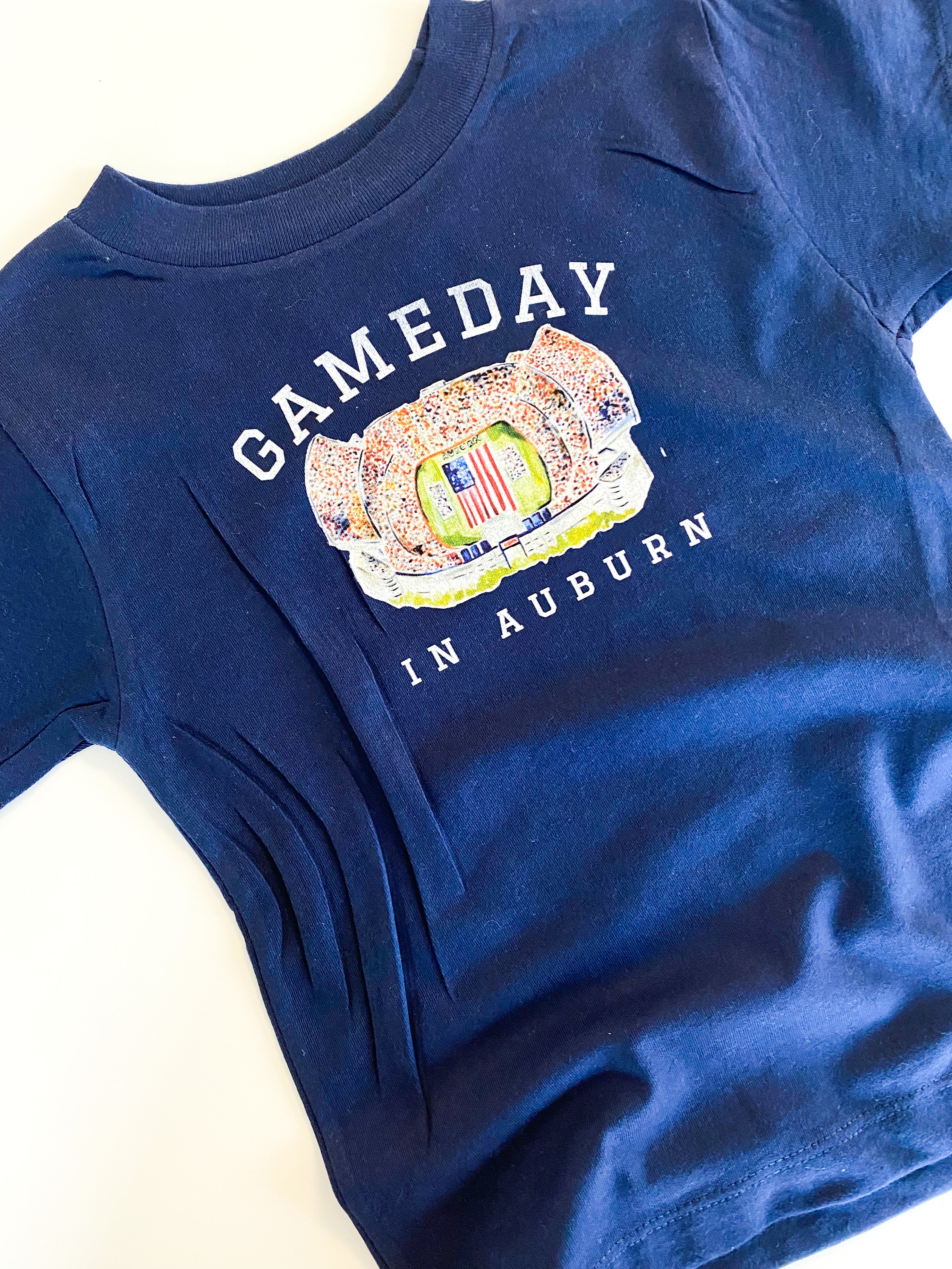 Auburn Stadium | Kids Tee-Youth - Tops - Tees-Sister Shirts-Sister Shirts, Cute & Custom Tees for Mama & Littles in Trussville, Alabama.