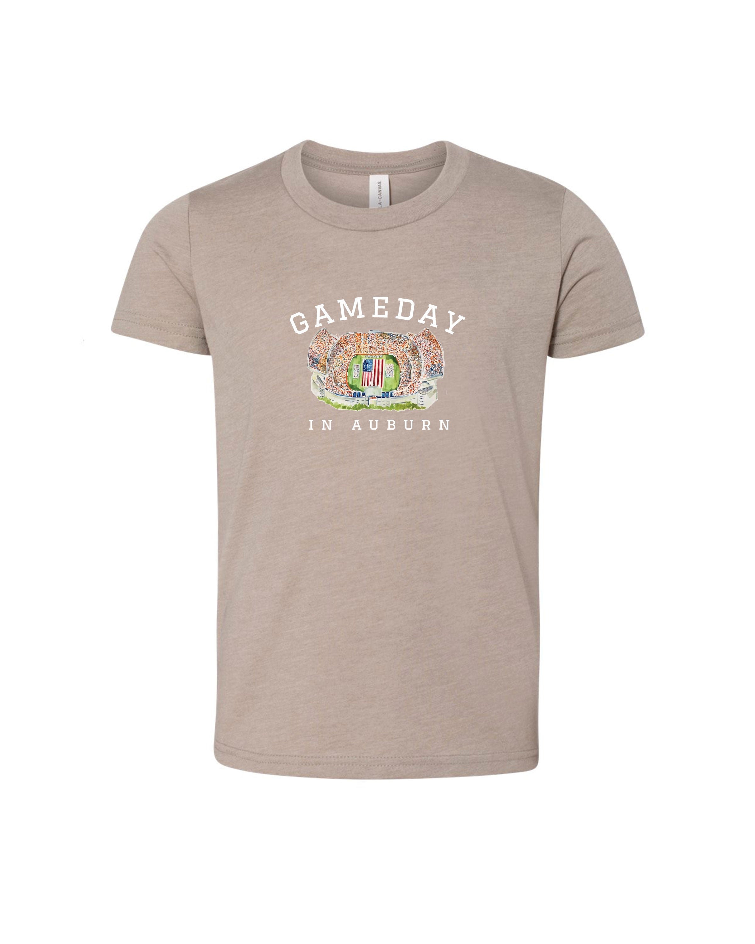 Auburn Stadium | Kids Tee-Youth - Tops - Tees-Sister Shirts-Sister Shirts, Cute & Custom Tees for Mama & Littles in Trussville, Alabama.