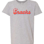 Here For The Snacks Baseball | Kids Tee-Youth - Tops - Tees-Sister Shirts-Sister Shirts, Cute & Custom Tees for Mama & Littles in Trussville, Alabama.
