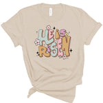 He Is Risen Groovy | Adult Tee-Womens - Tops - Tees-Sister Shirts-Sister Shirts, Cute & Custom Tees for Mama & Littles in Trussville, Alabama.