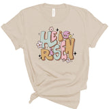 He Is Risen Groovy | Adult Tee-Womens - Tops - Tees-Sister Shirts-Sister Shirts, Cute & Custom Tees for Mama & Littles in Trussville, Alabama.
