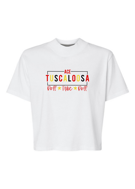 ACE Tuscaloosa | Mom Crop Tee-Sister Shirts-Sister Shirts, Cute & Custom Tees for Mama & Littles in Trussville, Alabama.
