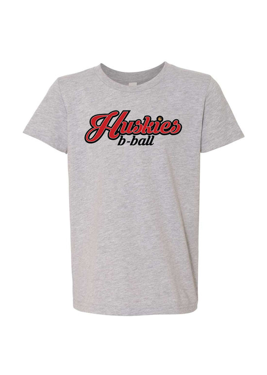 Huskies B-Ball | Kids Tee-Kids Tees-Sister Shirts-Sister Shirts, Cute & Custom Tees for Mama & Littles in Trussville, Alabama.