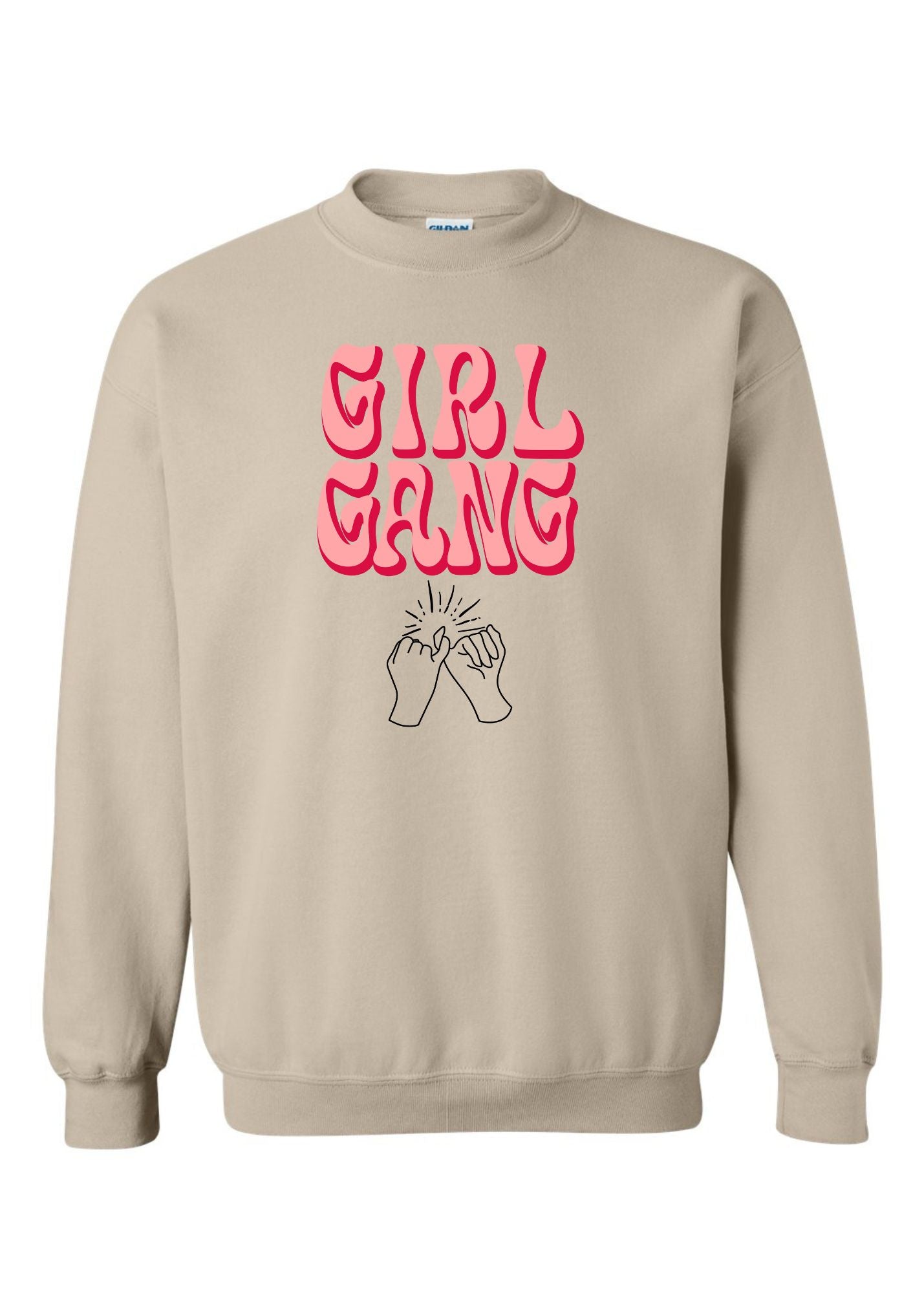 Girl Gang Pinky Swear | Pullover | Adult-Sister Shirts-Sister Shirts, Cute & Custom Tees for Mama & Littles in Trussville, Alabama.