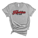 Huskies B-Ball | Adult Tee-Womens - Tops - Tees-Sister Shirts-Sister Shirts, Cute & Custom Tees for Mama & Littles in Trussville, Alabama.