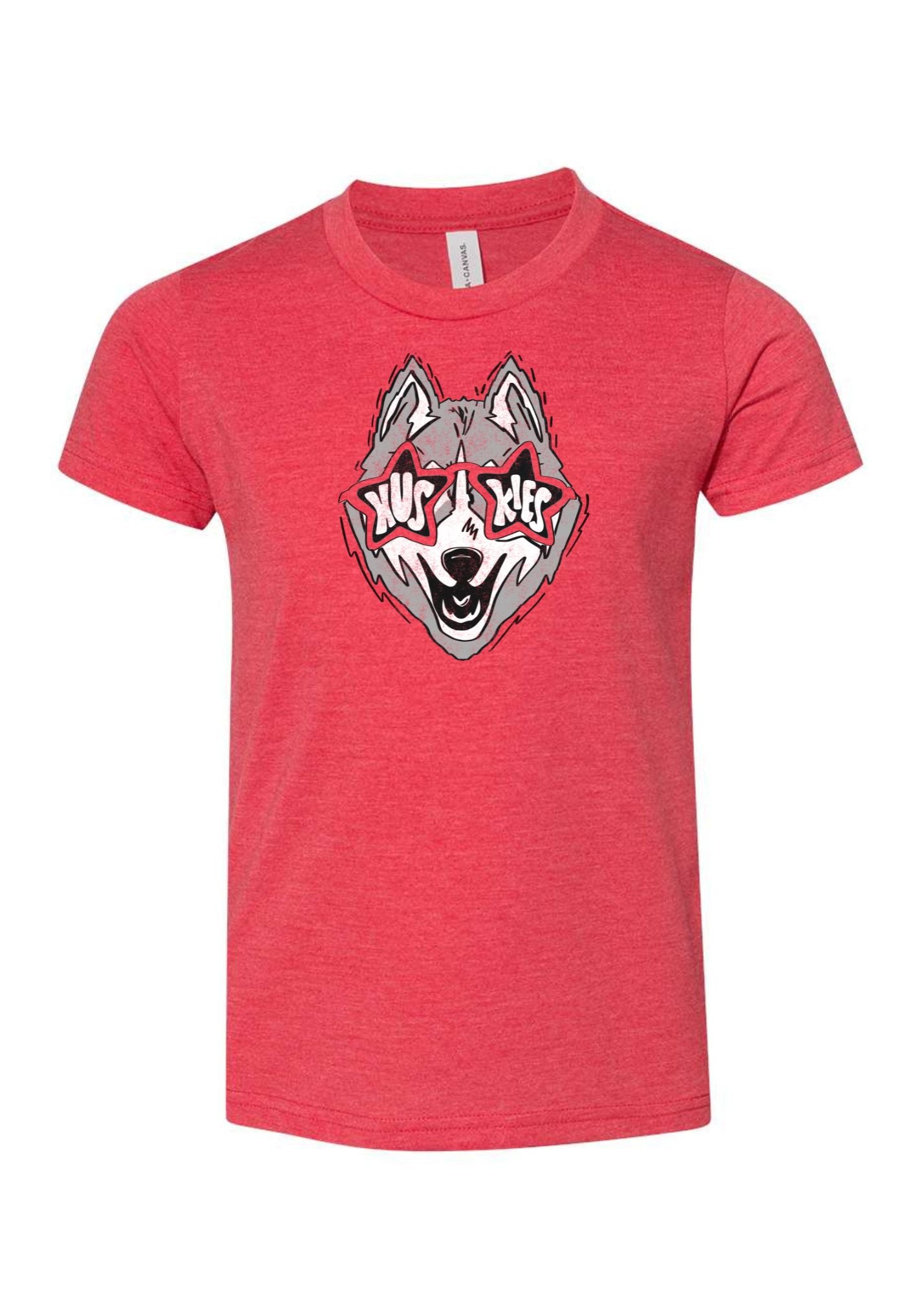 Huskies Glasses | Kids Tee-Kids Tees-Sister Shirts-Sister Shirts, Cute & Custom Tees for Mama & Littles in Trussville, Alabama.