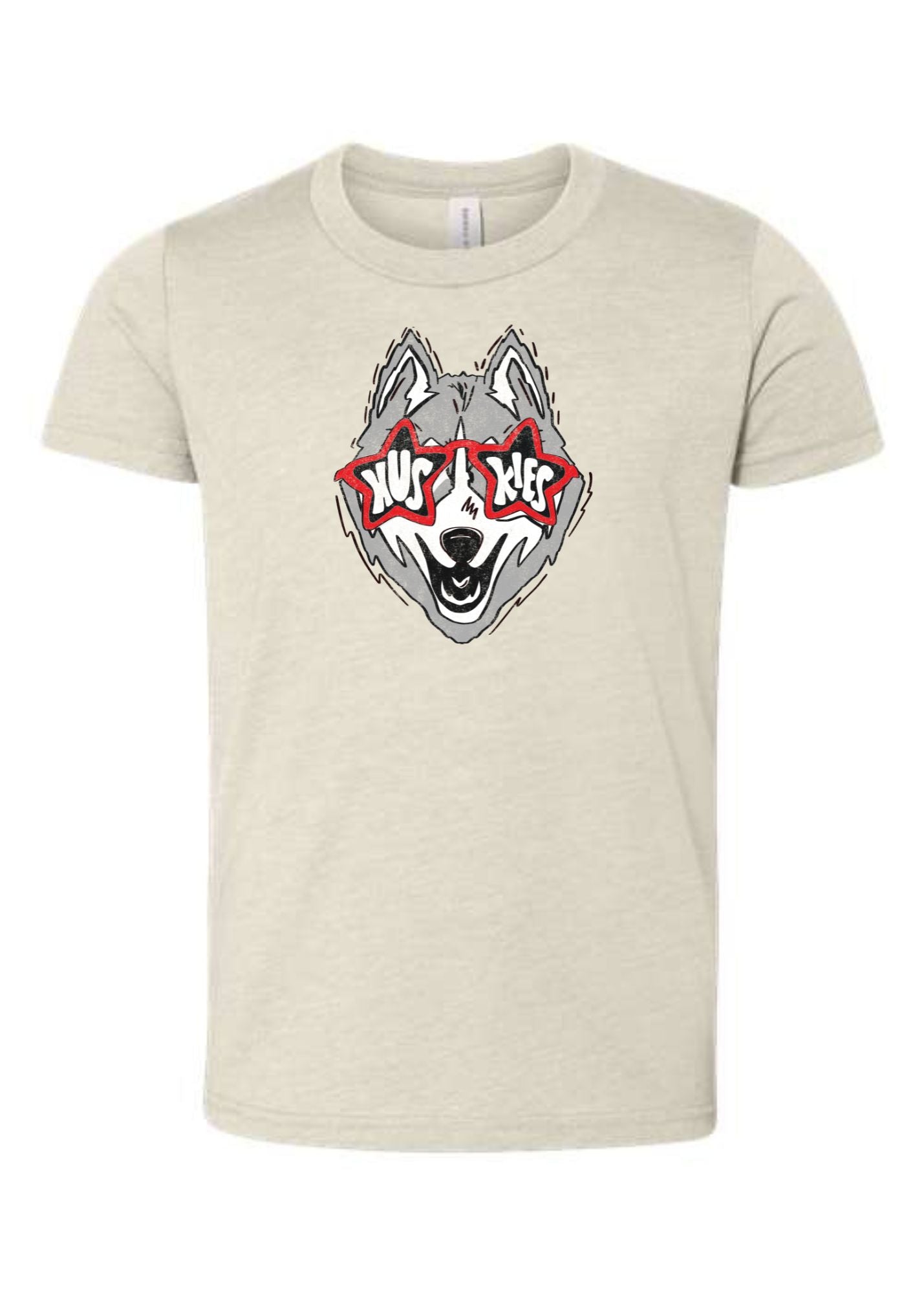 Huskies Glasses | Kids Tee-Youth - Tops - Tees-Sister Shirts-Sister Shirts, Cute & Custom Tees for Mama & Littles in Trussville, Alabama.