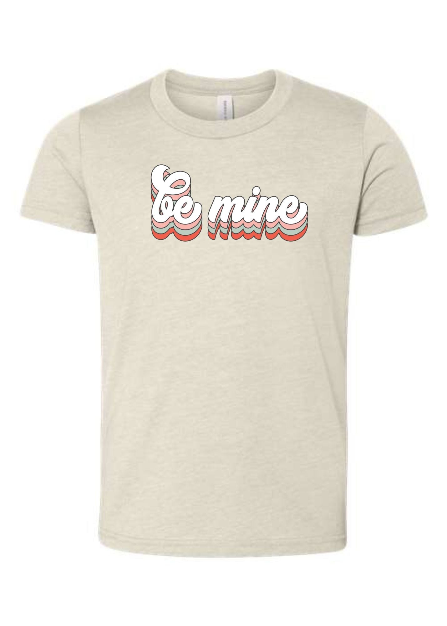 Be Mine Groovy | Kids Tee | RTS-Kids Tees-Sister Shirts-Sister Shirts, Cute & Custom Tees for Mama & Littles in Trussville, Alabama.