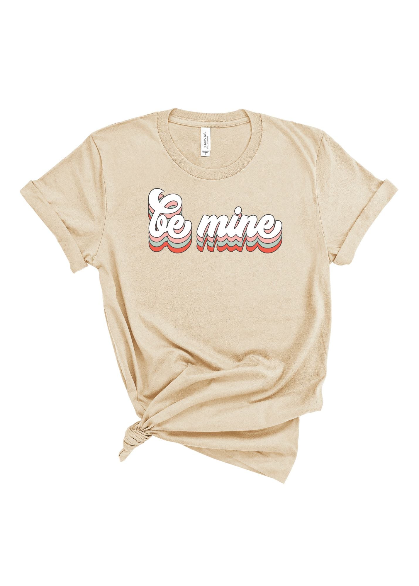 Be Mine Groovy | Adult Tee | RTS-Adult Tee-Sister Shirts-Sister Shirts, Cute & Custom Tees for Mama & Littles in Trussville, Alabama.