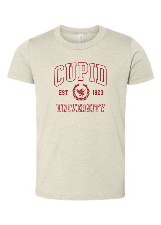 Cupid University | Kids Tee-Kids Tees-Sister Shirts-Sister Shirts, Cute & Custom Tees for Mama & Littles in Trussville, Alabama.