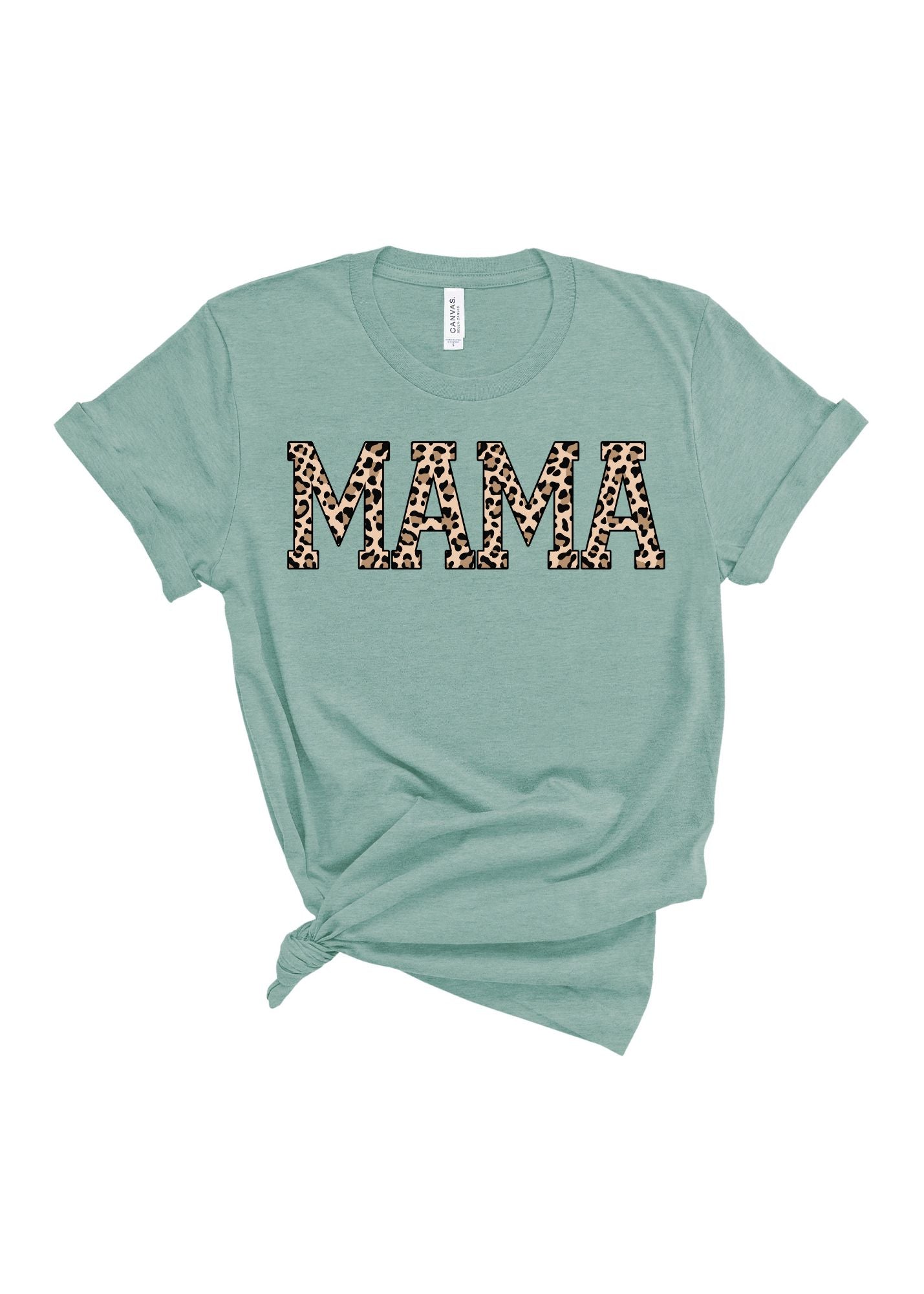 Load image into Gallery viewer, Mama Leopard | Tee | Adult-Adult Tee-Sister Shirts-Sister Shirts, Cute &amp;amp; Custom Tees for Mama &amp;amp; Littles in Trussville, Alabama.
