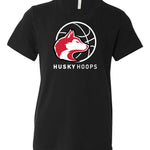 Husky Hoops | Kids Tee-Youth - Tops - Tees-Sister Shirts-Sister Shirts, Cute & Custom Tees for Mama & Littles in Trussville, Alabama.