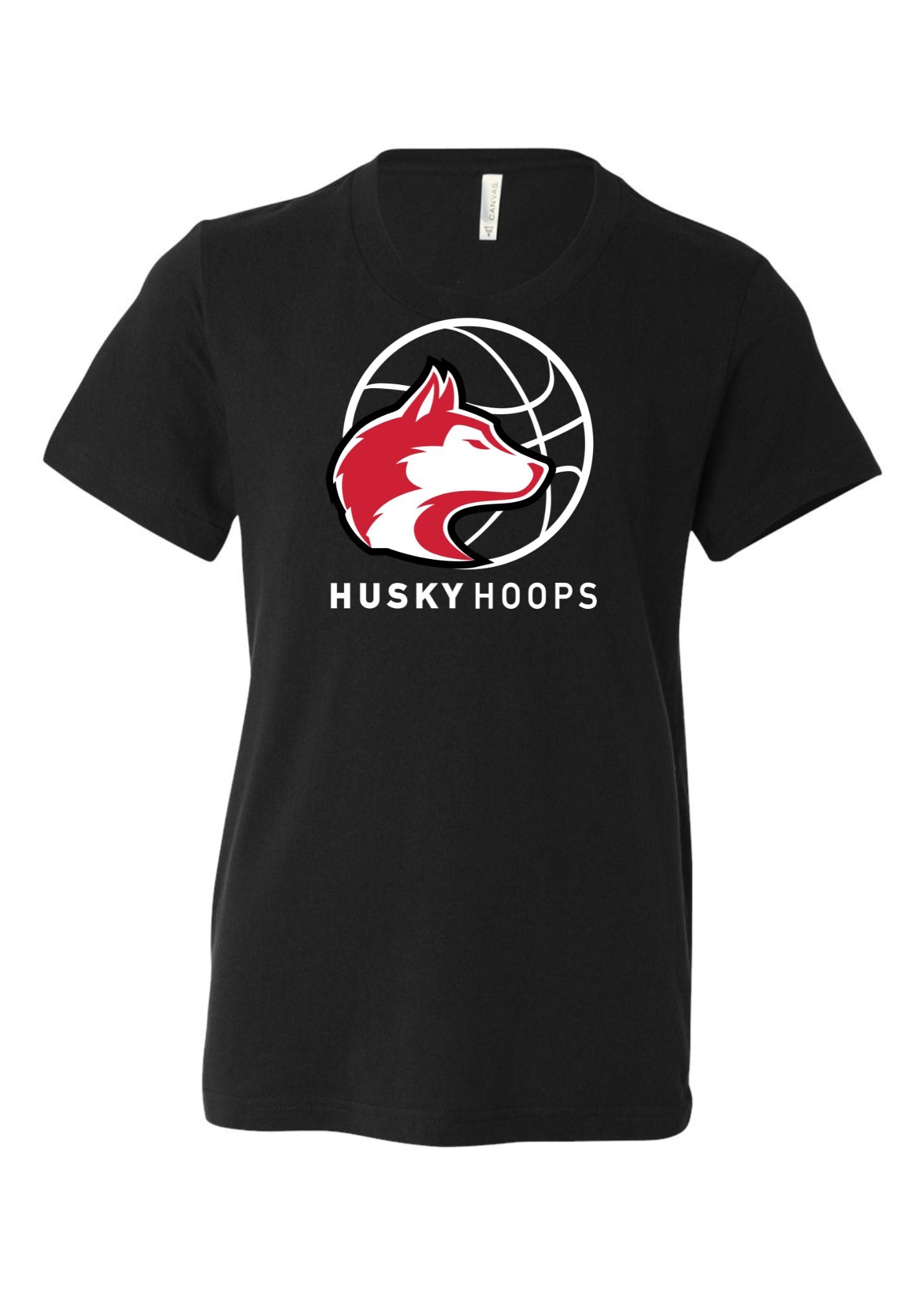 Husky Hoops | Kids Tee-Kids Tees-Sister Shirts-Sister Shirts, Cute & Custom Tees for Mama & Littles in Trussville, Alabama.