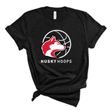 Husky Hoops | Adult Tee-Womens - Tops - Tees-Sister Shirts-Sister Shirts, Cute & Custom Tees for Mama & Littles in Trussville, Alabama.