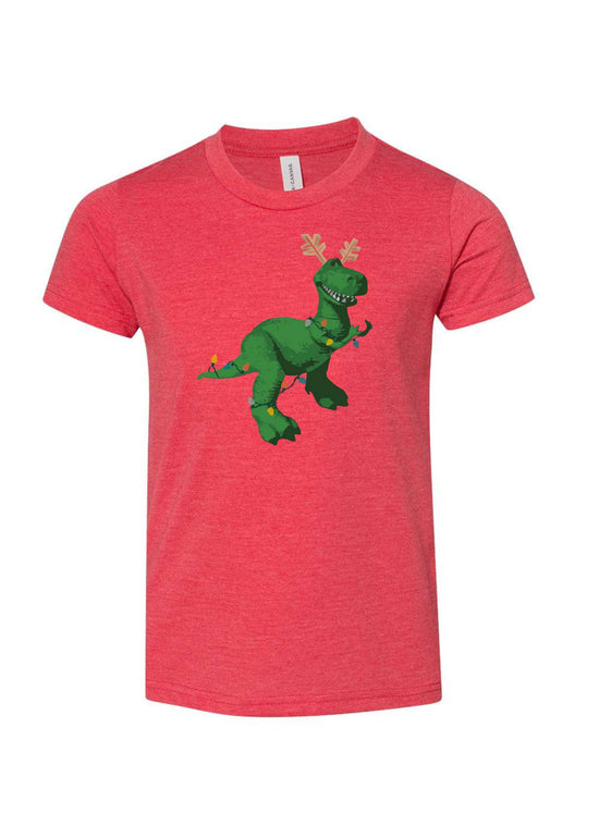 Reindeer Rex | Kids Tee-Kids Tees-Sister Shirts-Sister Shirts, Cute & Custom Tees for Mama & Littles in Trussville, Alabama.