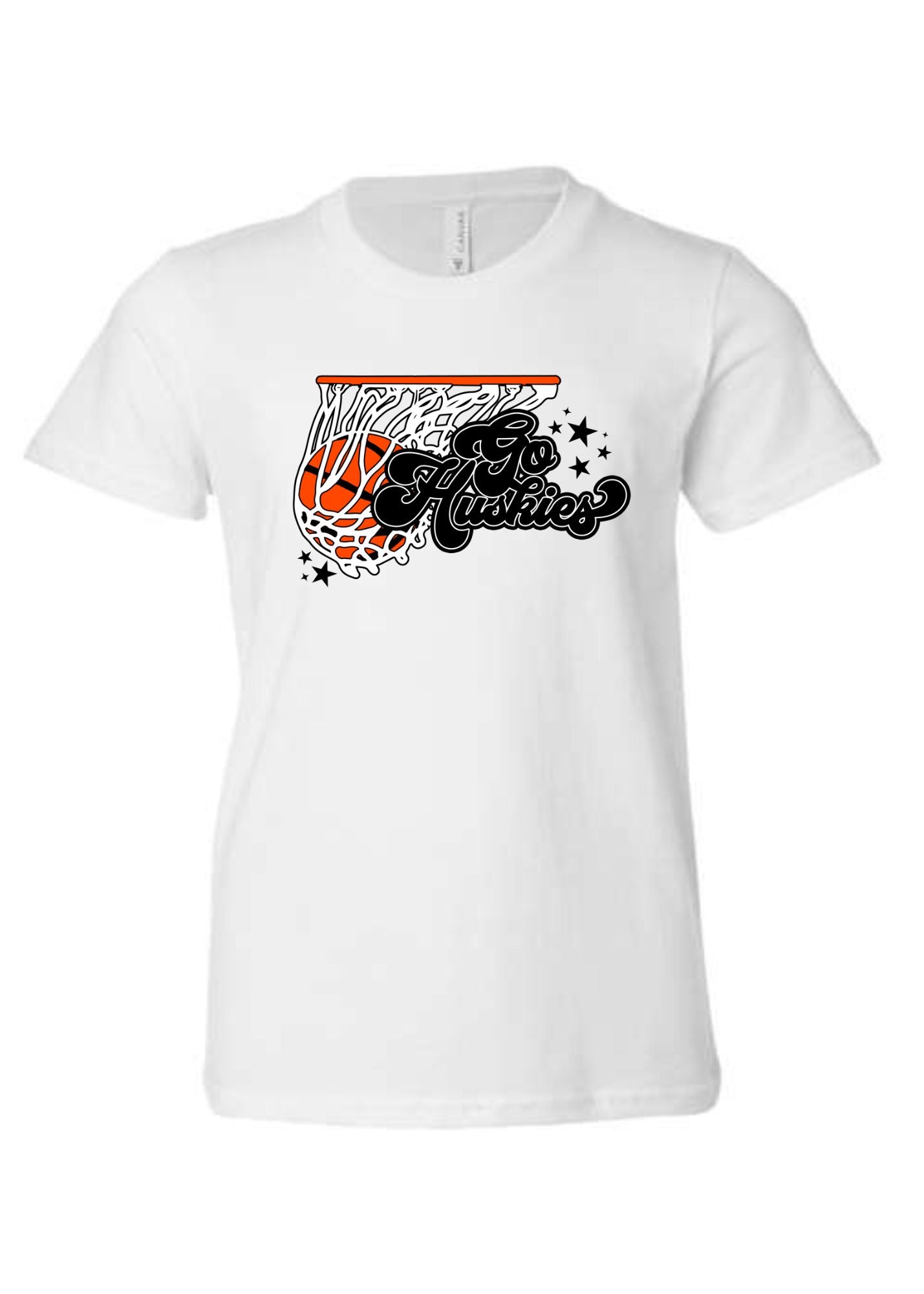 Go Huskies Basketball | Kids Tee-Kids Tees-Sister Shirts-Sister Shirts, Cute & Custom Tees for Mama & Littles in Trussville, Alabama.