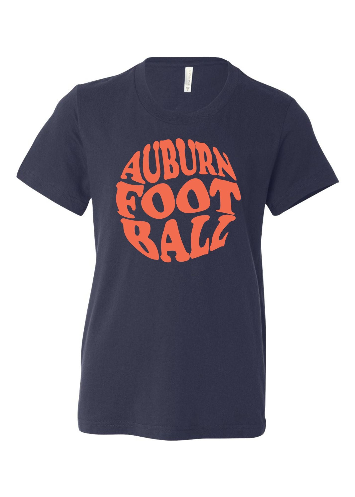 Auburn Circle Football | Kids Tee-Youth - Tops - Tees-Sister Shirts-Sister Shirts, Cute & Custom Tees for Mama & Littles in Trussville, Alabama.