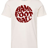 Bama Circle Football | Kids Tee-Youth - Tops - Tees-Sister Shirts-Sister Shirts, Cute & Custom Tees for Mama & Littles in Trussville, Alabama.