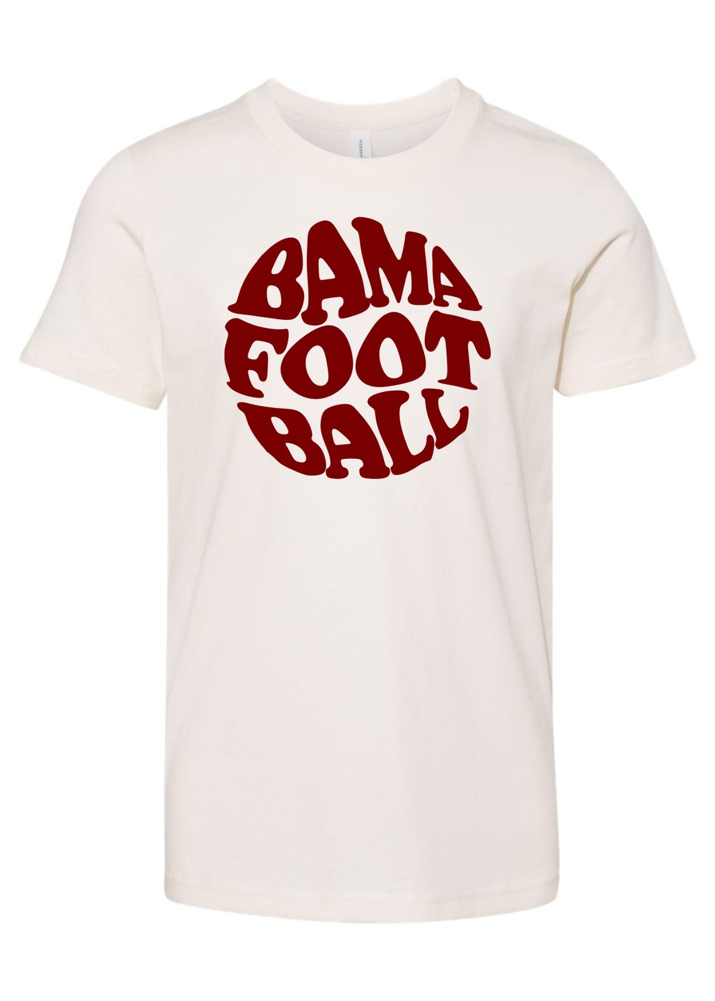 Bama Circle Football | Kids Tee-Youth - Tops - Tees-Sister Shirts-Sister Shirts, Cute & Custom Tees for Mama & Littles in Trussville, Alabama.