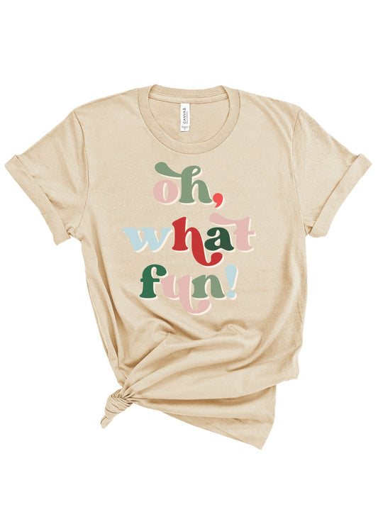 Oh What Fun | Adult Tee | RTS-Sister Shirts-Sister Shirts, Cute & Custom Tees for Mama & Littles in Trussville, Alabama.