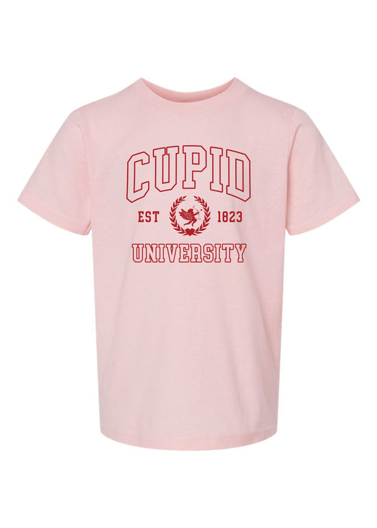 Cupid University | Kids Tee | RTS-Kids Tees-Sister Shirts-Sister Shirts, Cute & Custom Tees for Mama & Littles in Trussville, Alabama.