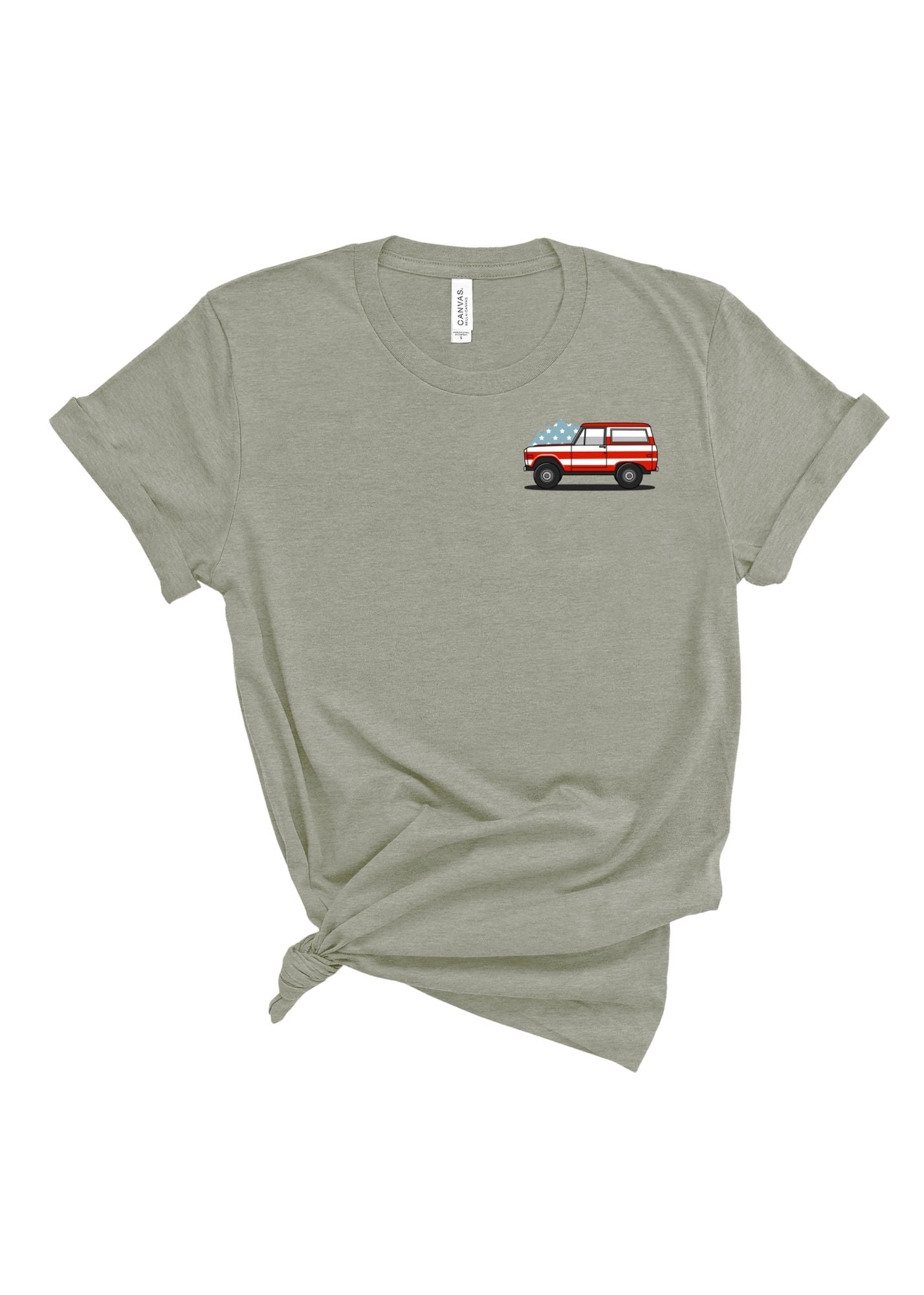 Patriotic Bronco | Kids Tee-Kids Tees-Sister Shirts-Sister Shirts, Cute & Custom Tees for Mama & Littles in Trussville, Alabama.