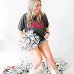 Huskies Foil | Adult Mineral Wash Tee-Womens - Tops - Tees-Sister Shirts-Sister Shirts, Cute & Custom Tees for Mama & Littles in Trussville, Alabama.