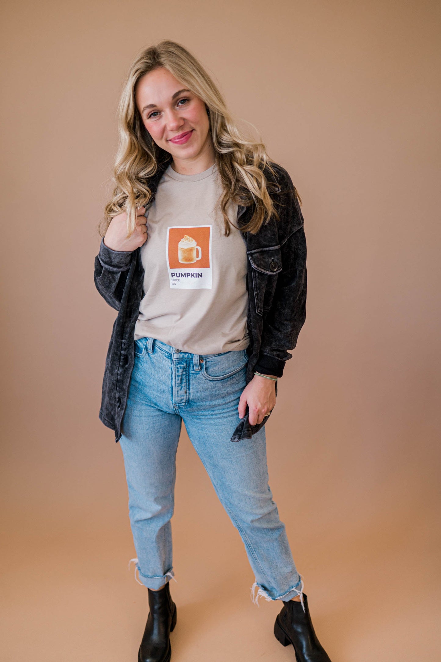 Pantone Pumpkin Spice Szn | Adult Tee | RTS-Adult Tee-Sister Shirts-Sister Shirts, Cute & Custom Tees for Mama & Littles in Trussville, Alabama.