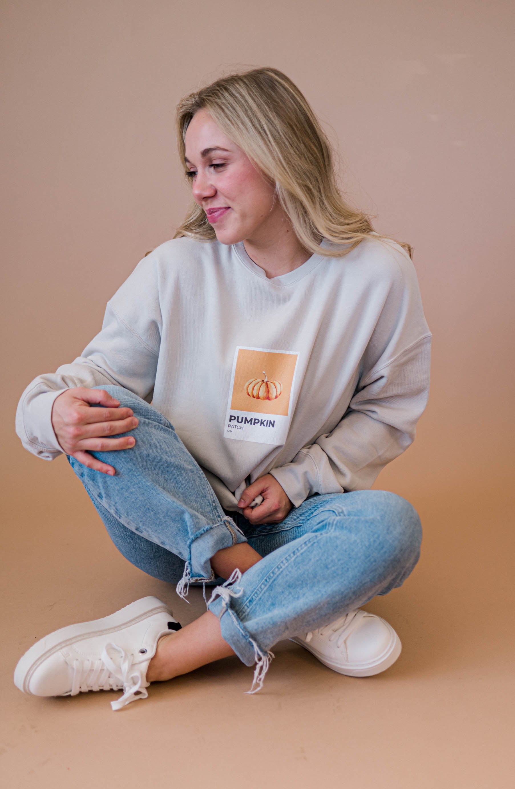 Pantone Pumpkin Patch Szn | Adult Crewneck-Adult Crewneck-Sister Shirts-Sister Shirts, Cute & Custom Tees for Mama & Littles in Trussville, Alabama.