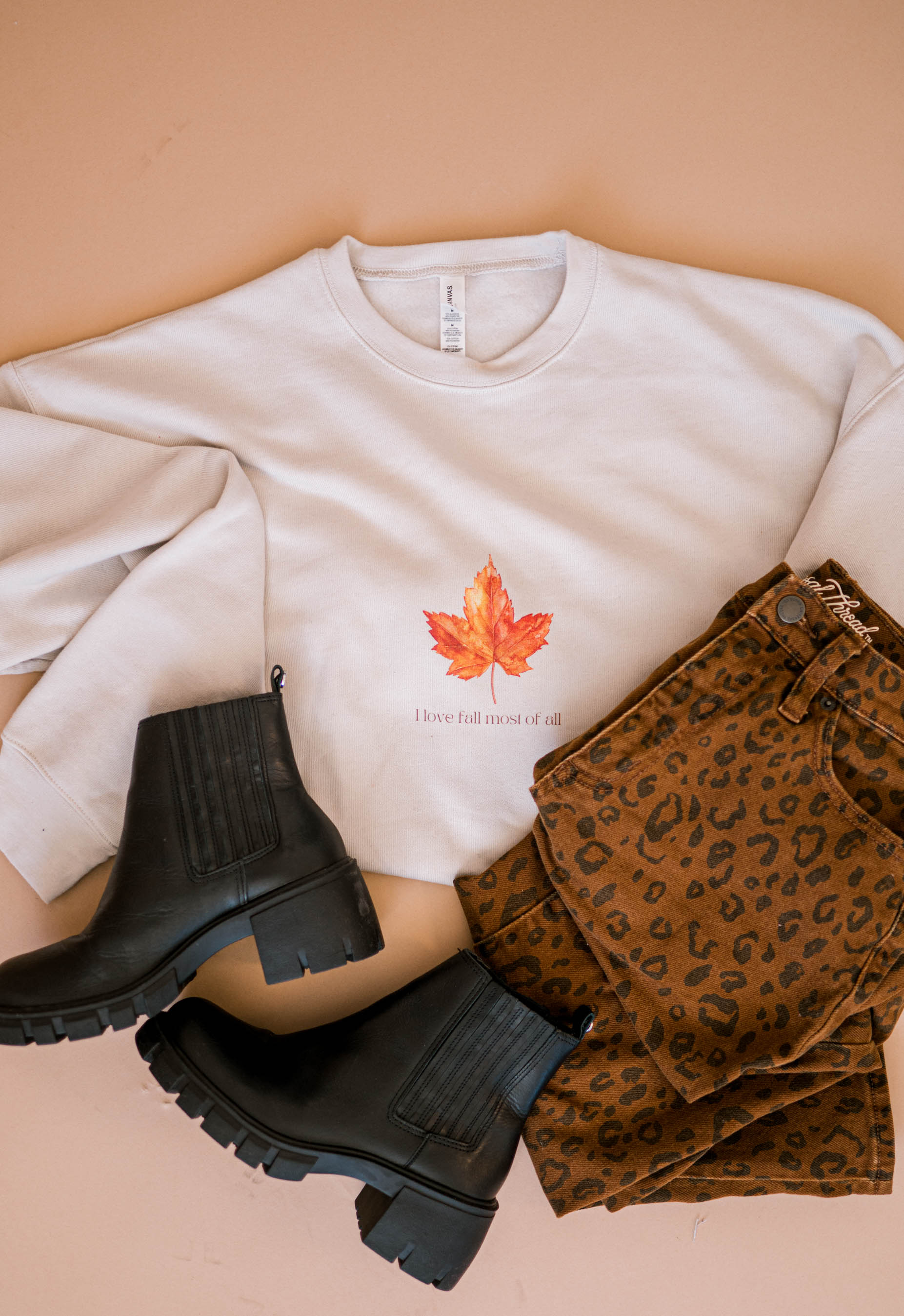 Fall Most Of All | Adult Crewneck-Adult Crewneck-Sister Shirts-Sister Shirts, Cute & Custom Tees for Mama & Littles in Trussville, Alabama.