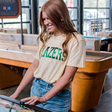 Blazers Foil | Adult Colorblast Tee-Womens - Tops - Tees-Sister Shirts-Sister Shirts, Cute & Custom Tees for Mama & Littles in Trussville, Alabama.