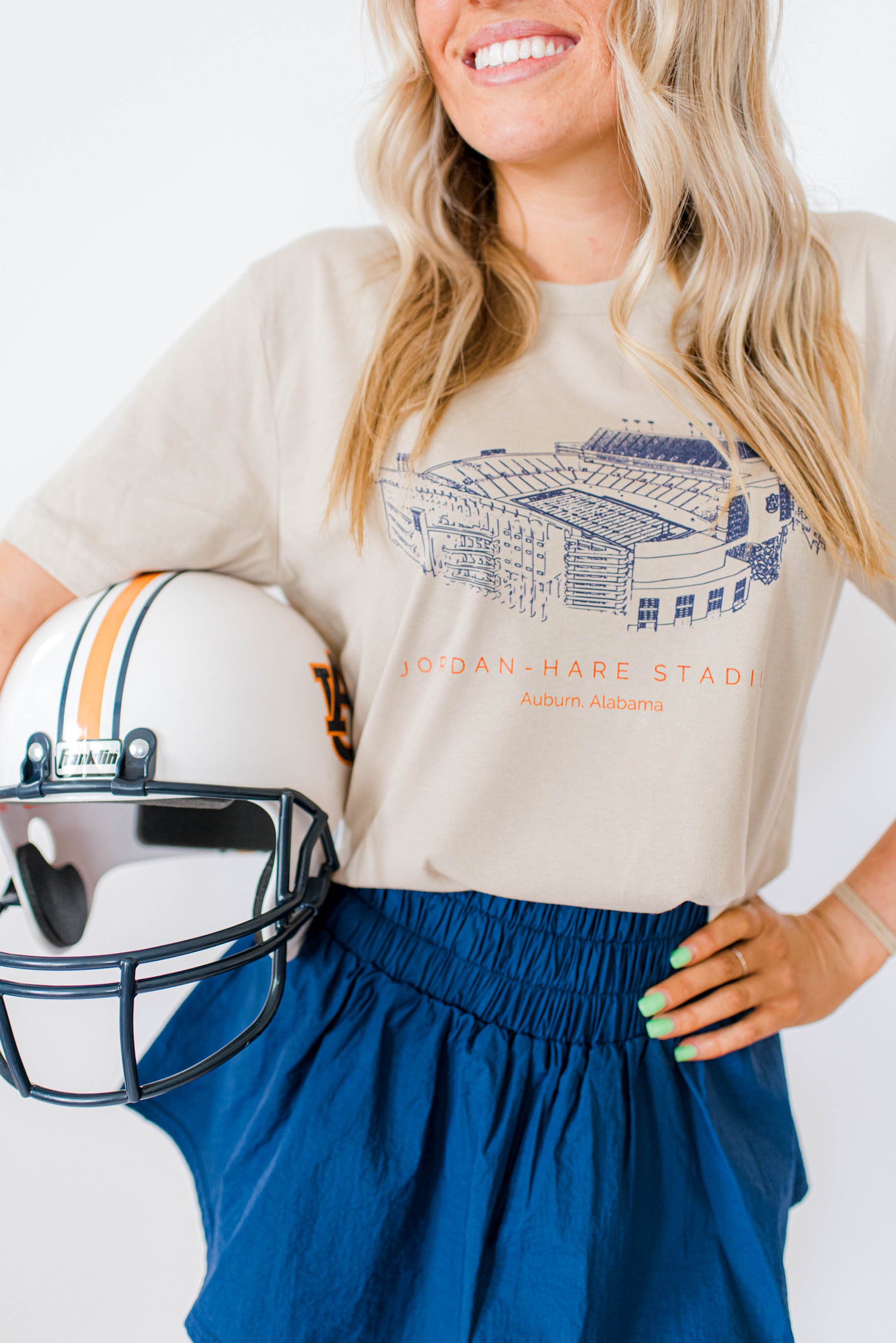 Auburn Stadium | Adult Tee-Adult Tee-Sister Shirts-Sister Shirts, Cute & Custom Tees for Mama & Littles in Trussville, Alabama.