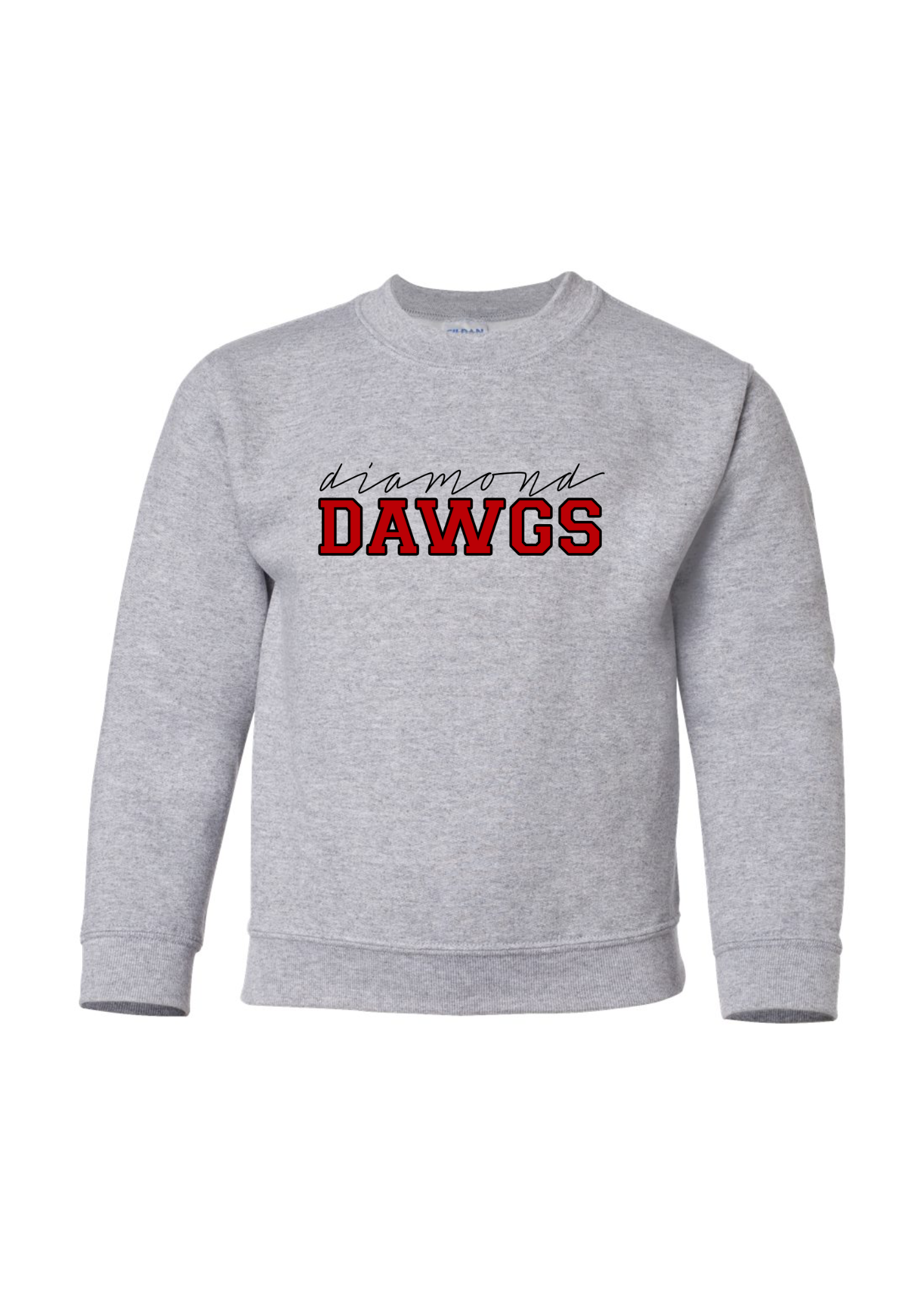 Diamond Dawgs Varsity | Kids Pullover-Kids Tees-Sister Shirts-Sister Shirts, Cute & Custom Tees for Mama & Littles in Trussville, Alabama.