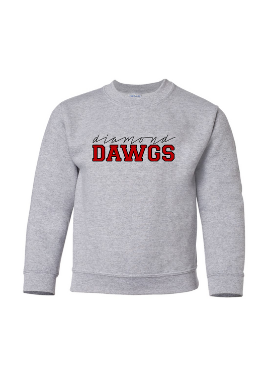Diamond Dawgs Varsity | Pullover | Kids-Sister Shirts-Sister Shirts, Cute & Custom Tees for Mama & Littles in Trussville, Alabama.