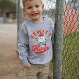 Customizable Baseball Man | Kids Crewneck-Youth - Tops - Sweatshirts-Sister Shirts-Sister Shirts, Cute & Custom Tees for Mama & Littles in Trussville, Alabama.